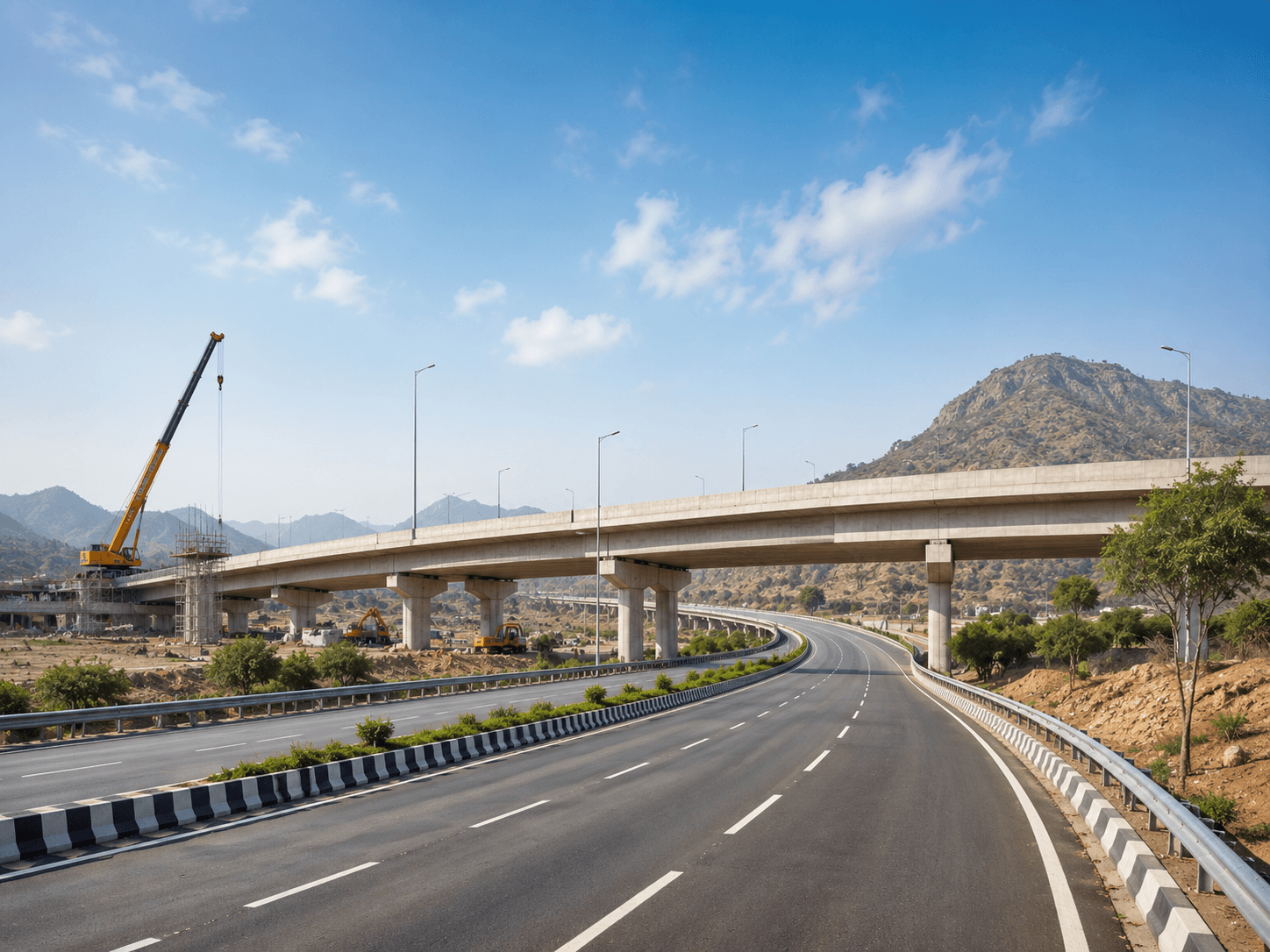 Infrastructure construction work
