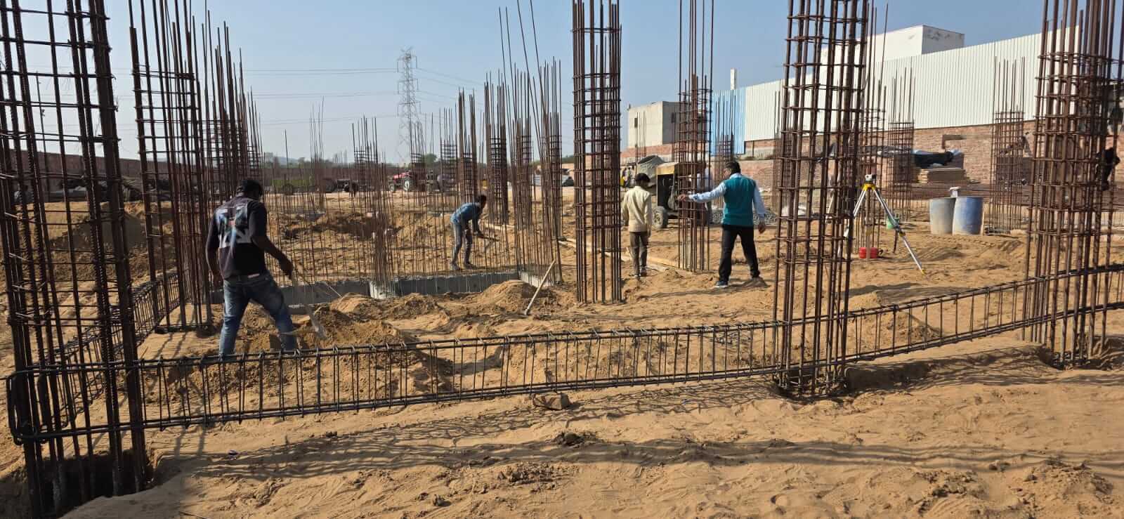 Civil construction site execution